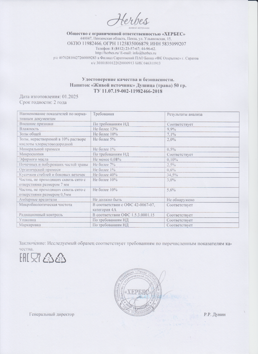 Паспорт №012025